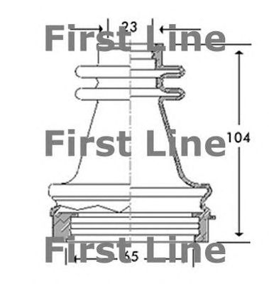 FIRST LINE fcb2779 -  Пыльник, приводной вал
